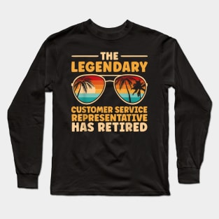 Retired Customer Service Representative Retirement Long Sleeve T-Shirt